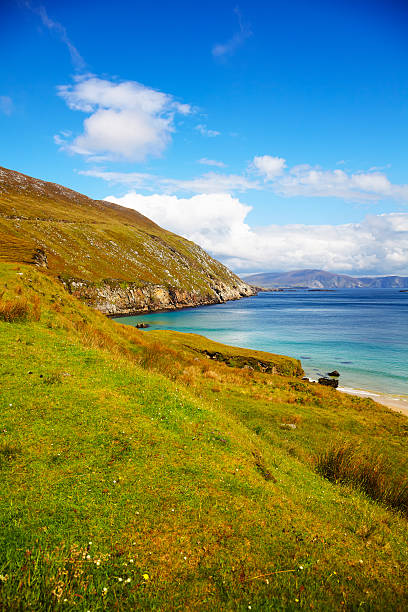 Côte à Baie de Keem sur Île Achill - Photo