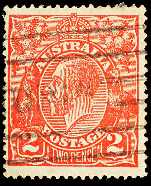 istock Vintage Australia Postage Stamp 153272762