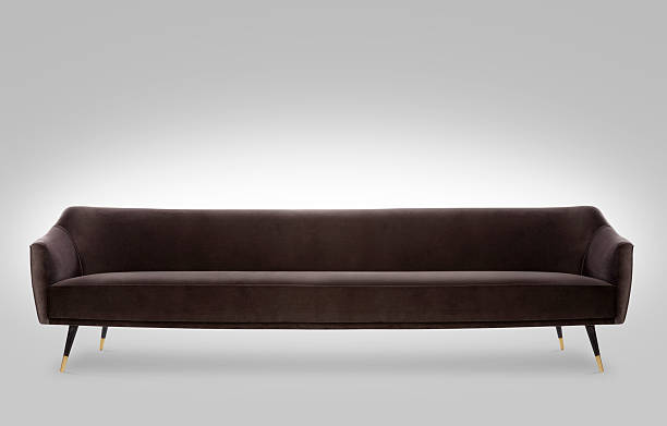 brown old-school-sofa – Foto