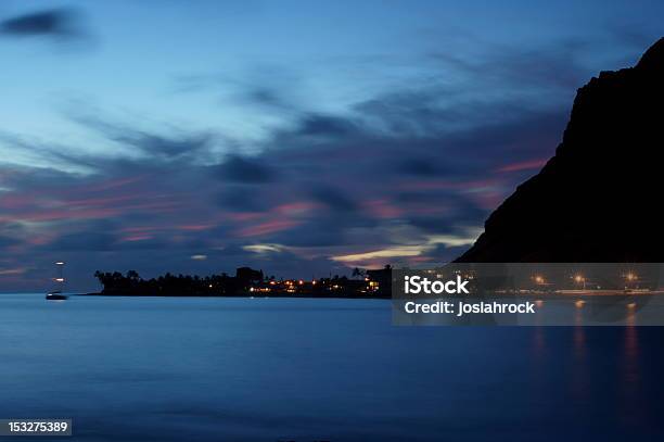 Makaha Surfen Strand Bei Nacht Stockfoto und mehr Bilder von Makaha - Makaha, Wai'anae-Küste, Berg