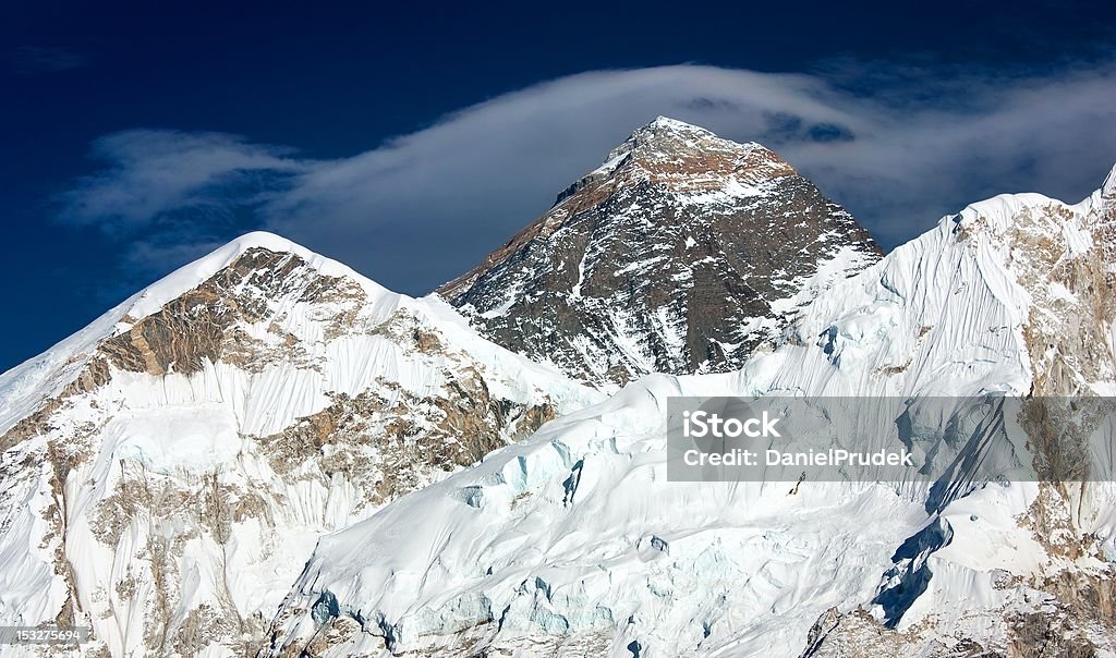 everest de manera de campamento base - Foto de stock de Aire libre libre de derechos