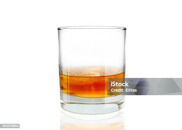 Glass Of Whiskey Stock Photo - Download Image Now - Alcohol - Drink, Amber, Blended Drink