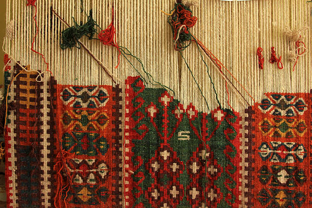 tapis décoratif - rug carpet decor woven photos et images de collection
