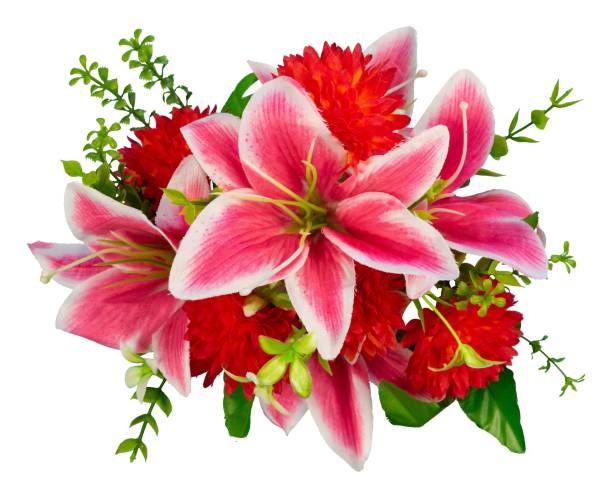 istock bouquet of lilies flower isolated 1532801639