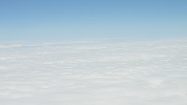 Flying Above the Cloud Sky