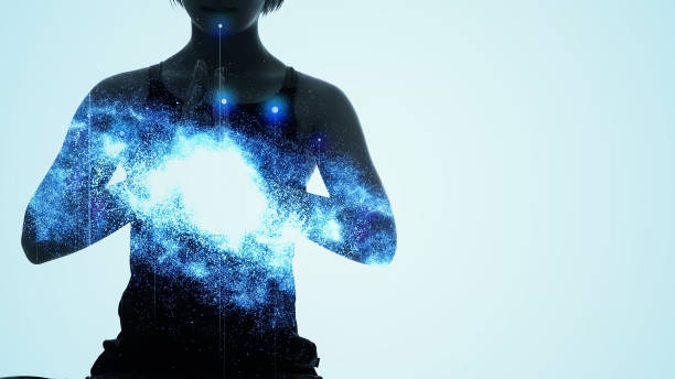 istock Meditating woman. Mindfulness. Body care. 1532849165