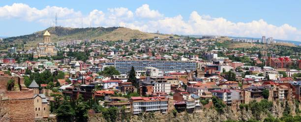 istock Panoramic view of Tbilisi from Narikala Castle 1532854451