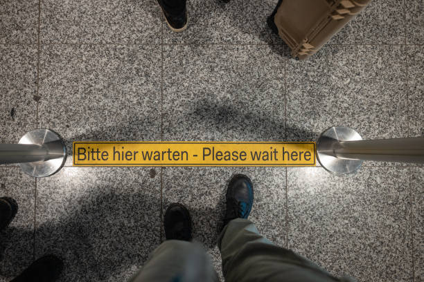 istock Queuing at an Airport 1532875190