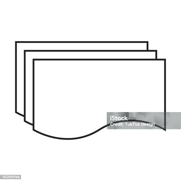 Flowchart Multiple Document Example Multiple Document Flow Chart Shape Element For Process Layout Diagram ...