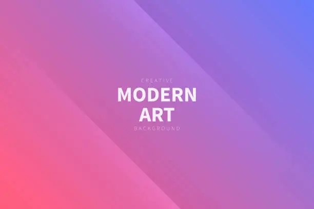Vector illustration of Modern abstract background - Purple gradient
