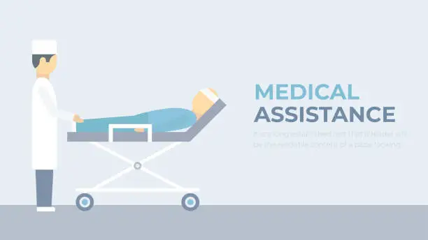 Vector illustration of Medical Assistance