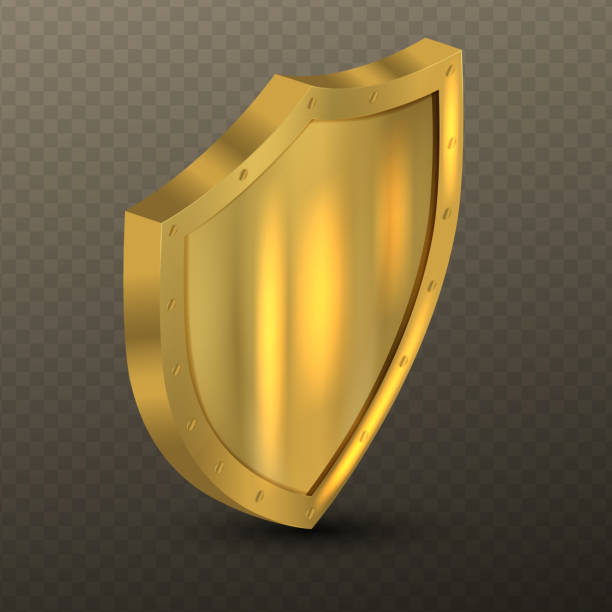 illustrations, cliparts, dessins animés et icônes de realistic_shield - honor guard flash