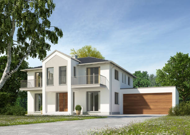istock Modern house in classic style 1533428163