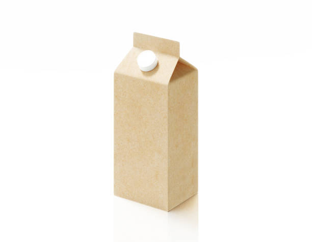istock Milk Package Made of Recycled Paper On White Background 1533430815