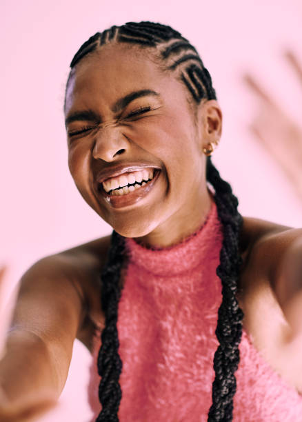 istock joyful in pink. Stock photo 1533522107