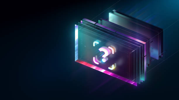 istock Got questions? Vibrant modern question mark on digital background 3D render. Modern Web 3.0 colours. 1533524770