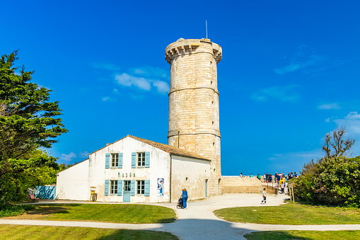 Museum of the Phare des Baleines lighthouse  and Tour Vauban tower in Saint-Clément-des-Baleines, France