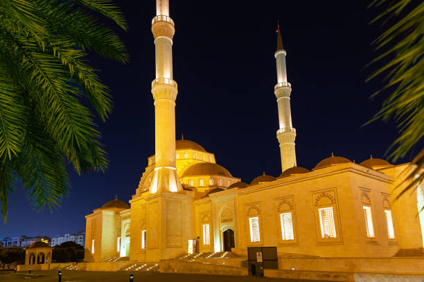 istock Said Bin Taimur Mosque at night. Muscat. Sultanate of Oman 1533566765