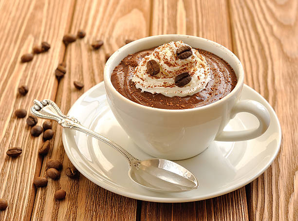 istock Chocolate dessert with whipped cream 153357511