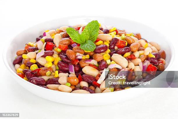Three Bean Salad Stock Photo - Download Image Now - Kidney Bean, Three Bean Salad, Bean