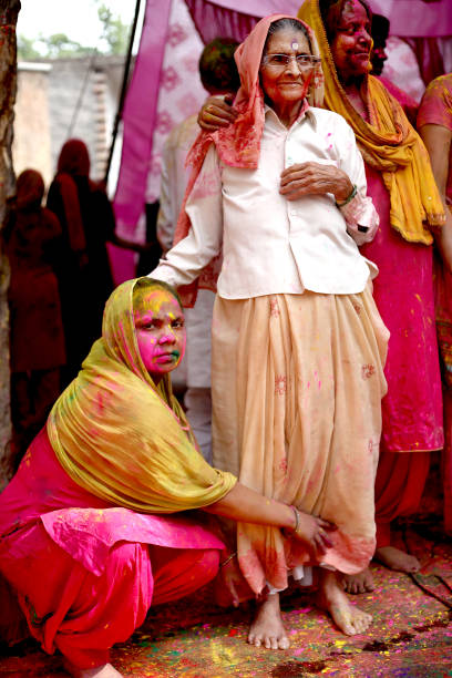 istock Senior old women blessing to her daughter 1533597919