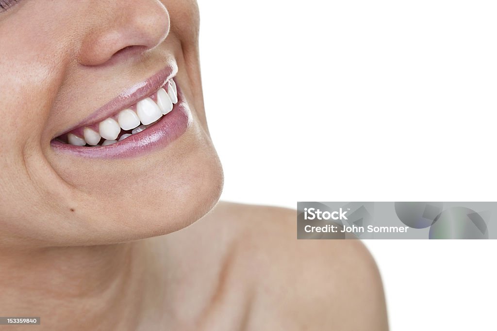 Mulher com o sorriso perfeito - Foto de stock de 16-17 Anos royalty-free