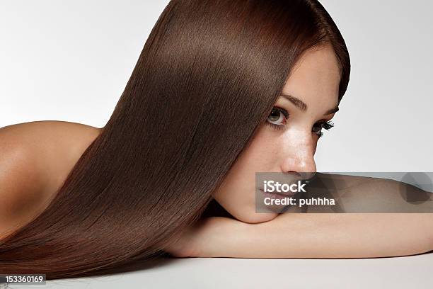 Woman With Long Hair High Quality Image Stock Photo - Download Image Now - Adult, Beautiful People, Beauty