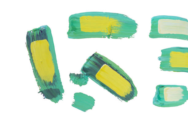 istock set of Two Colors brush Stroke Painted 1533603468