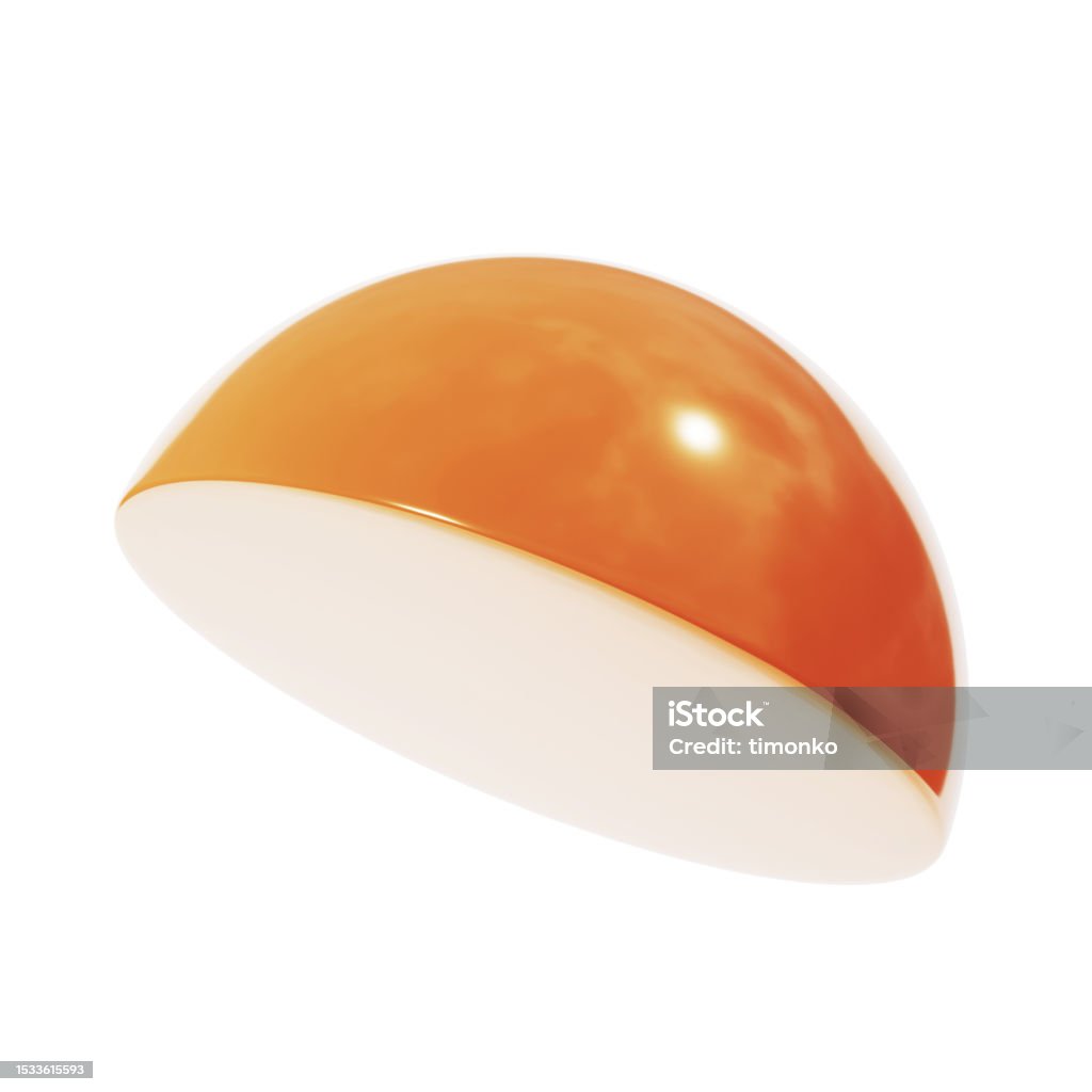 Semisphere 3d Element Semisphere Golden Geometric Shape Realistic Glossy Template ...