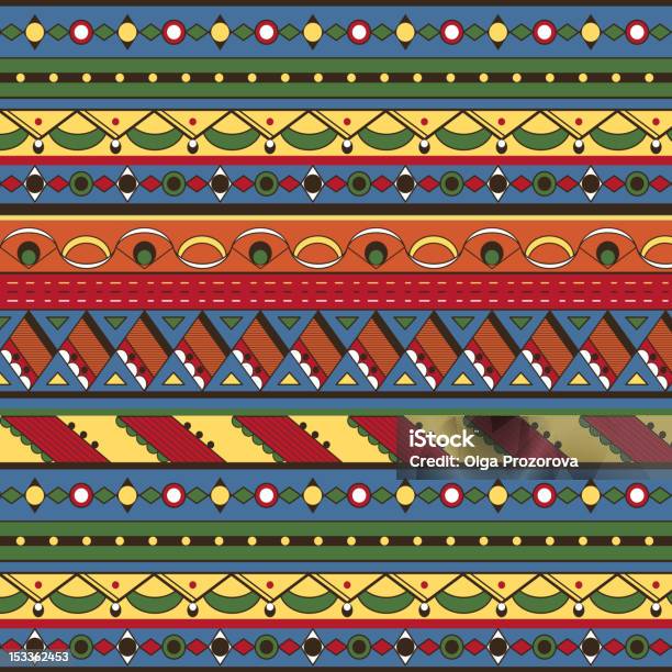Бесшовные Этнического Происхождения — стоковая векторная графика и другие изображения на тему Абстрактный - Абстрактный, Азиатская культура, Африка