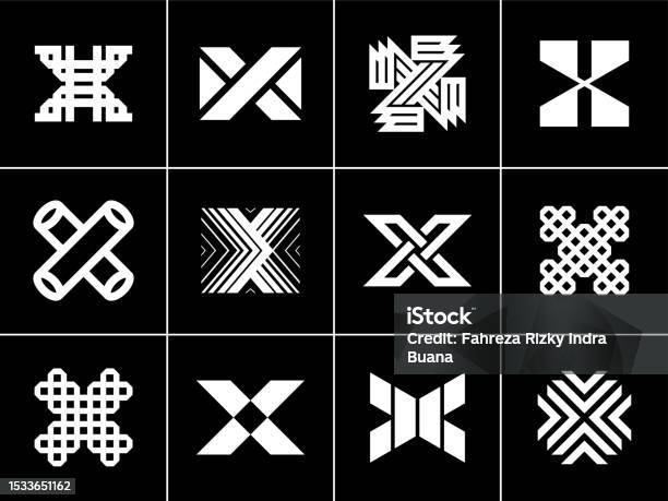 Popular X Design Collection Of Business Letter X Design Modern Technology Initial X ...
