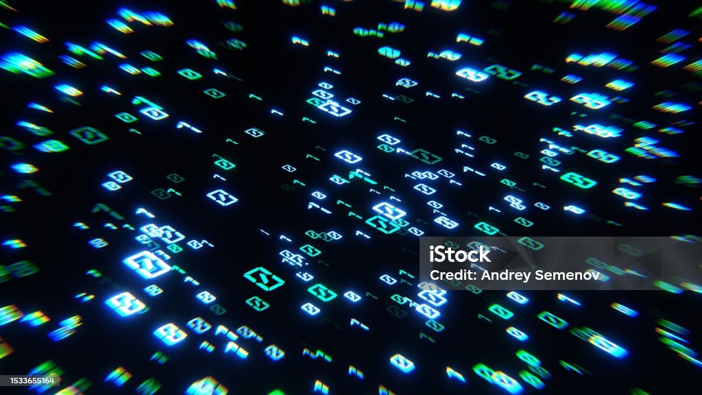 Binary Code Zeros And Ones On Screen Programming Concept Coding Stock ...
