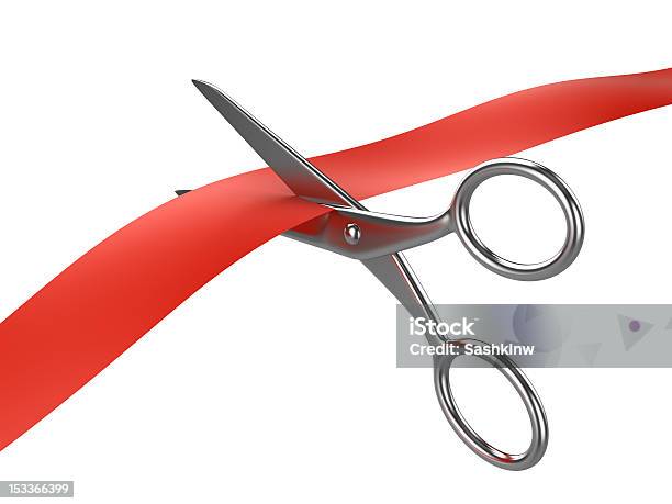 자르다 레드 리본상 Ribbon Cutting에 대한 스톡 사진 및 기타 이미지 - Ribbon Cutting, 가위, 리본