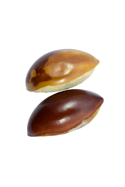 istock Canistel and seed Canistel,Egg Fruit and seed Egg  white background 1533664805