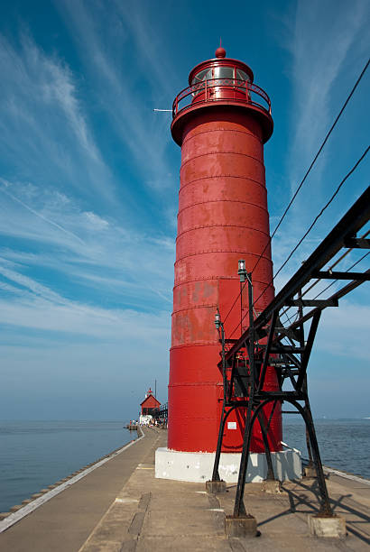 istock Light House Grand Haven Michigan 153366990