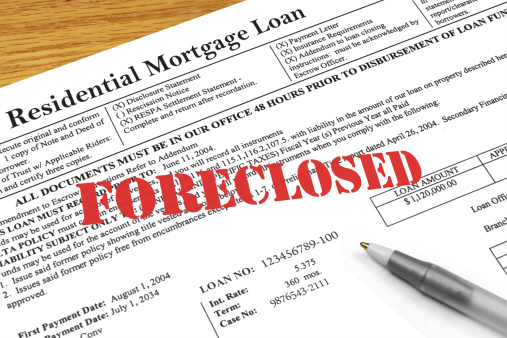 A residential mortgage document with  