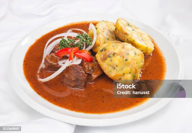 Hungarian Goulash Stock Photo - Download Image Now - Dumpling, Goulash, Hungarian Culture