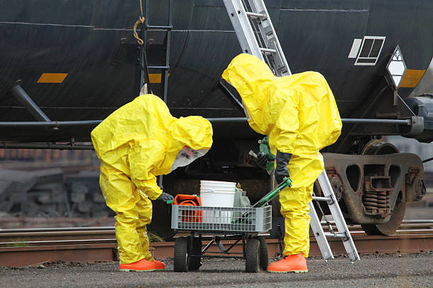 istock HAZMAT Team Checks Cart 153372172