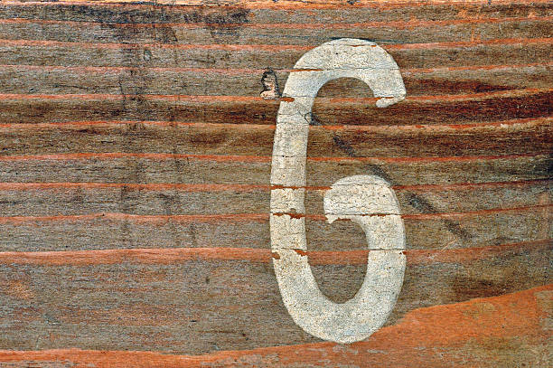 istock number six wood background 153372239