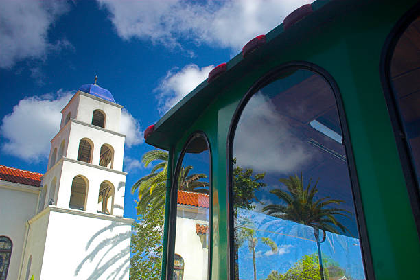 old town san diego - house san diego california old town architecture stock-fotos und bilder