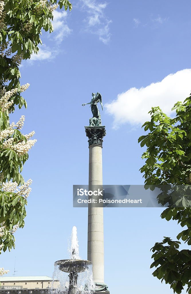 Jubiläumssäule, Stuttgart, Deutschland - Lizenzfrei Architektonische Säule Stock-Foto