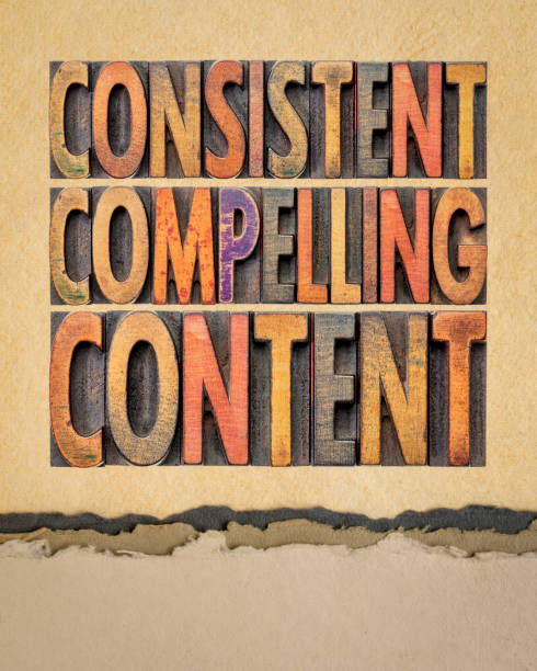istock consistent, compelling content - recommendation for blogging and social media marketing 1533774537