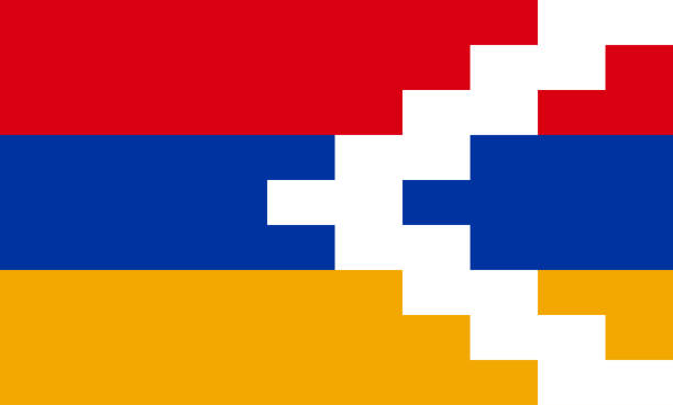 istock Nagorno Karabakh flag. Vector illustration EPS10 1533775067