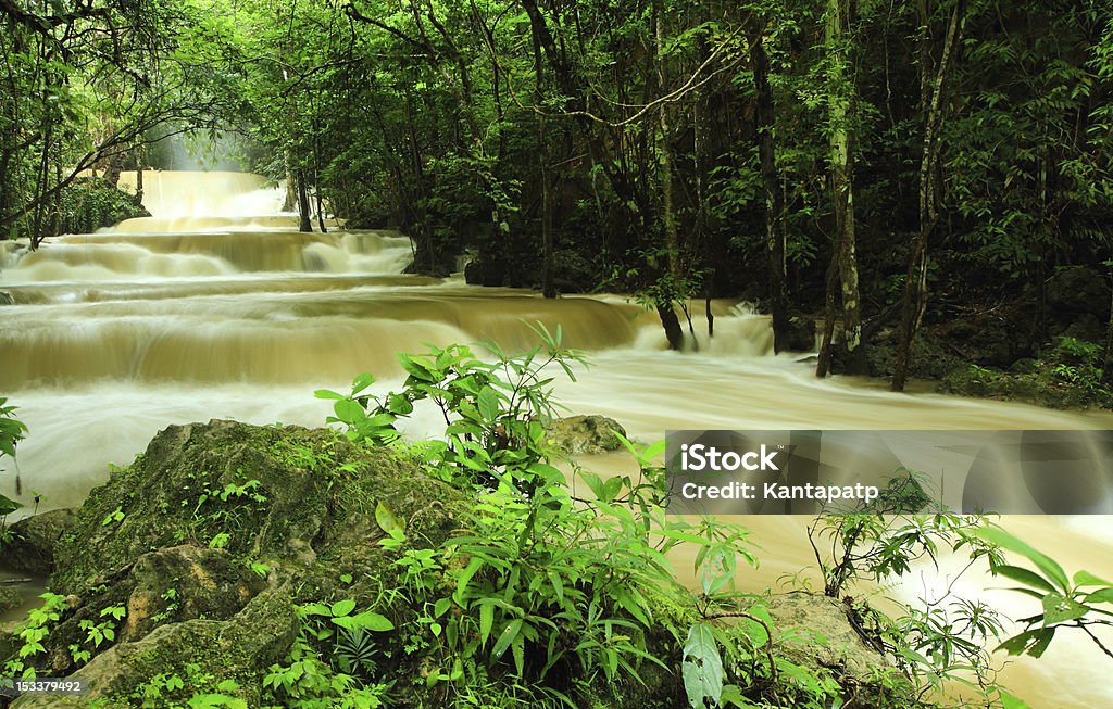 Brown cachoeira - Foto de stock de Beleza natural - Natureza royalty-free