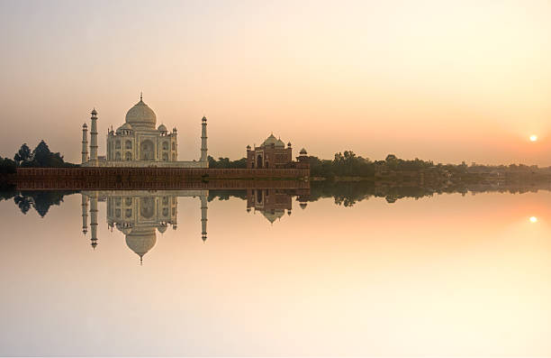 istock Taj Mahal at sunset, Agra, Uttar Pradesh, India. 153379517