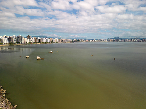 Waterfront of the city of Florianopolis capital of the state of Santa Catarina in southern Brazil