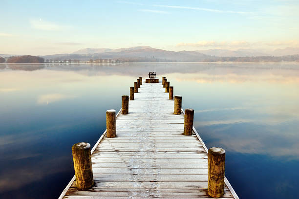 istock Jetty At Windermere, English Lake District 153380251