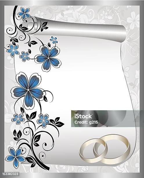 Wedding Card Stock Illustration - Download Image Now - Computer Graphic, Decoration, Design