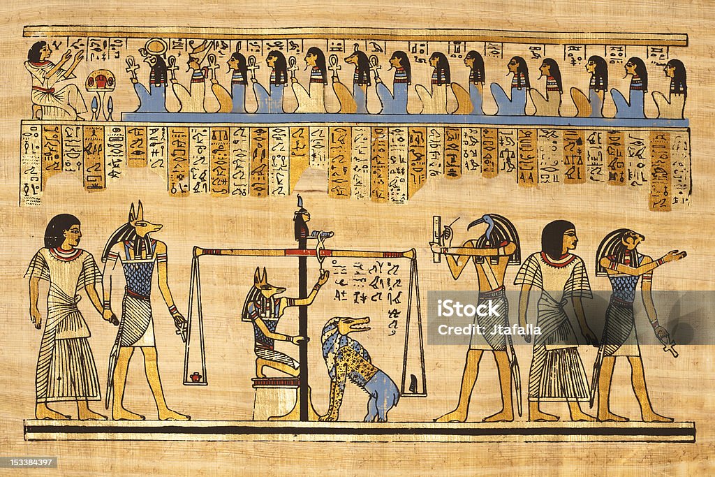 Papiro Egiziano - Fotografie stock e altre immagini di Antico Egitto -  Antico Egitto, Papiro - Carta, Antica civiltà - iStock