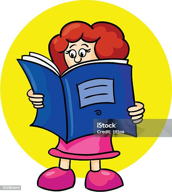 Reading Stock Illustration - Download Image Now - Beautiful People, Beauty, Book